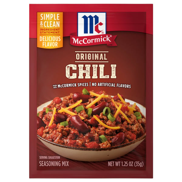 Spices & Seasonings McCormick® Chili Seasoning Mix hero