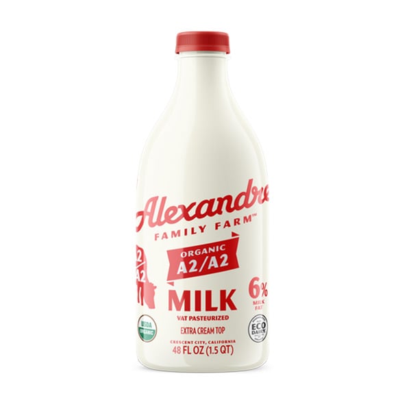 Milk Alexandre Family Farm Certified Regenerative Organic A2/A2 6% Whole Milk hero