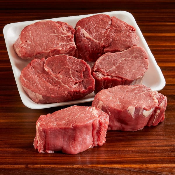 Beef Kirkland Signature USDA Choice Beef Loin Tenderloin Steak - Filet Mignon hero