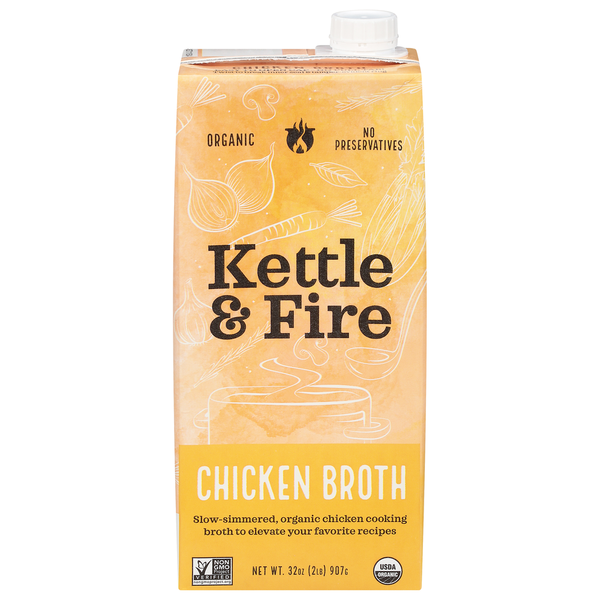 Soups and Stocks Kettle & Fire Broth, Organic, Chicken hero