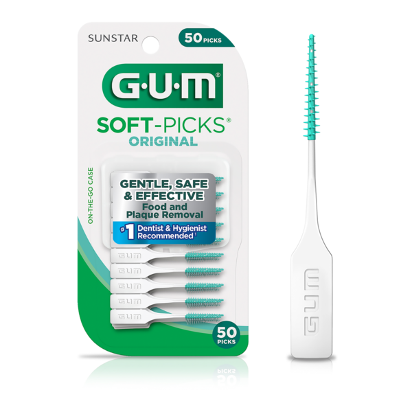 Sunstar GUM GUM  Soft-Picks Original,  Dental Picks hero