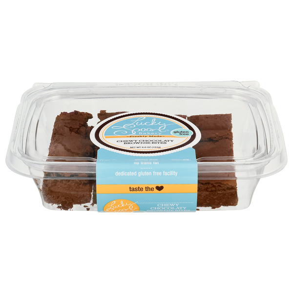 Gluten-Free & Vegan Bakery Lucky Spoon Bakery Brownie Bites, Gluten Free, Chewy Chocolaty hero