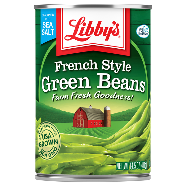 Canned & Jarred Vegetables Libby's Green Beans, French Style hero