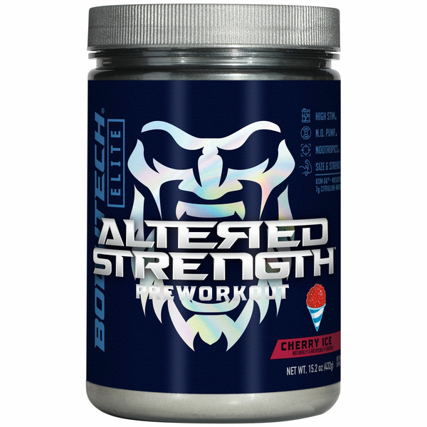 Pre-Workout BodyTech Cherry Ice Altered Strength Powder hero