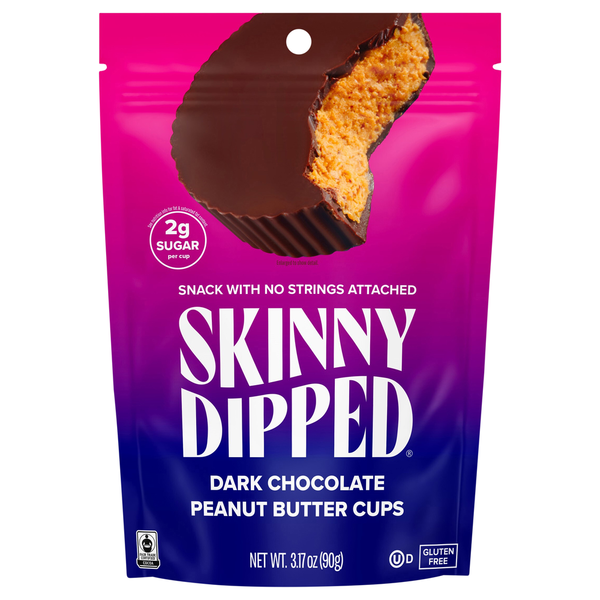 Candy & Chocolate SkinnyDipped Peanut Butter Cups, Dark Chocolate hero