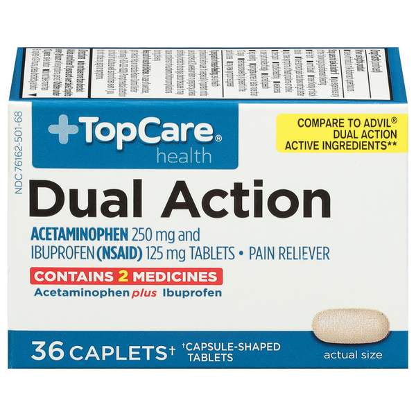 First Aid TopCare Dual Action, Caplets hero