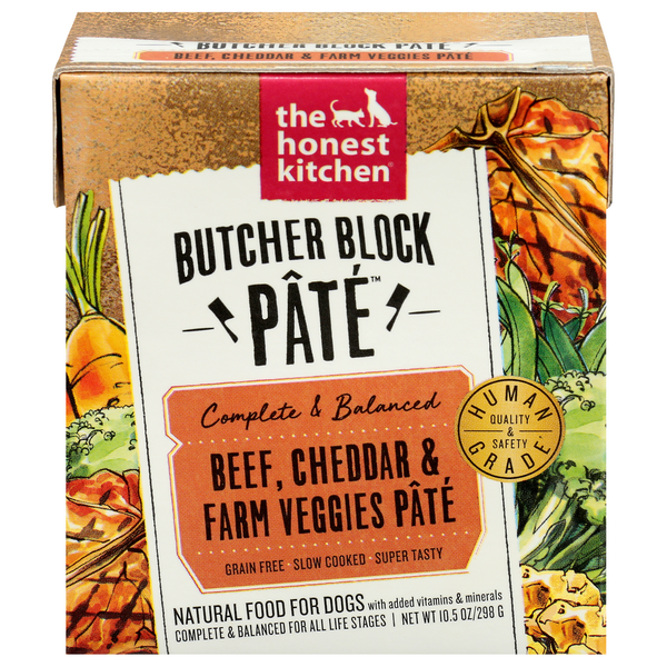 Dog Food & Care The Honest Kitchen Food for Dogs, Natural, Beef, Cheddar & Farm Veggies Pate hero