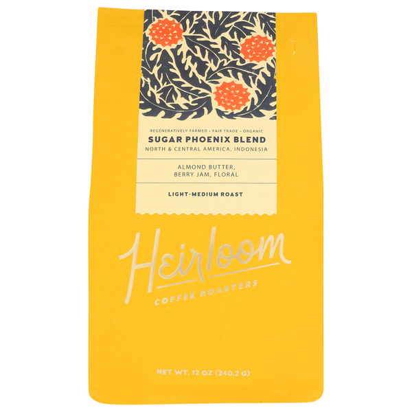 Heirloom Coffee Roasters Sugar Phoenix Blend, Roasted Coffee hero