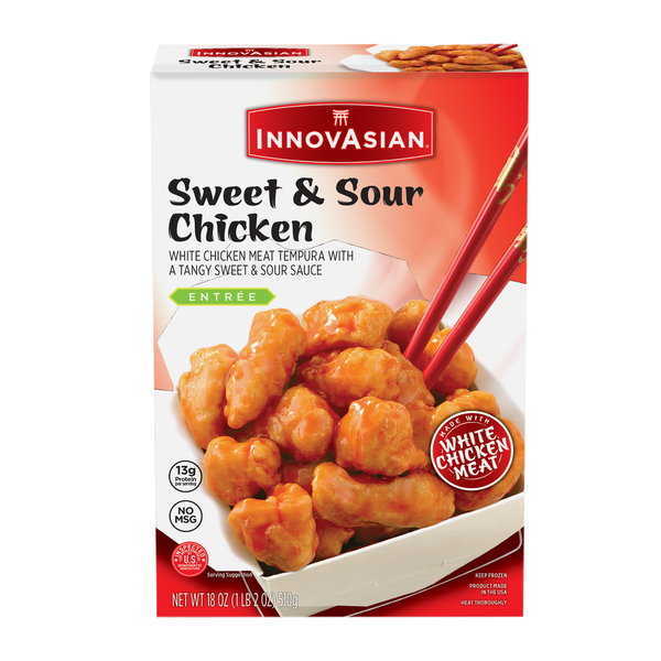 Frozen Meals InnovAsian Sweet & Sour Chicken, Frozen Multi-Serve Entrée hero