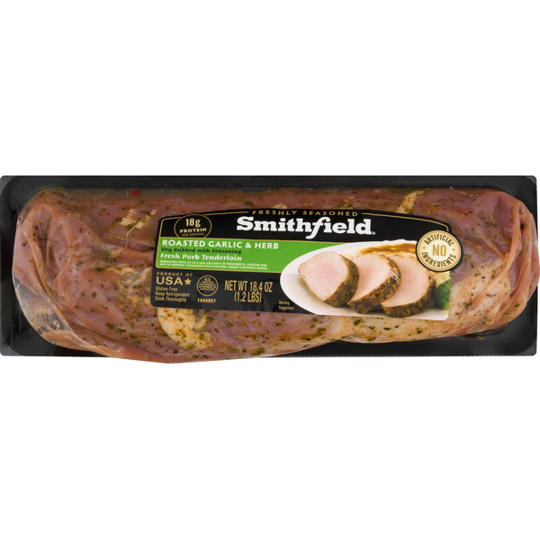 Packaged Meat Smithfield Roasted Garlic & Herb Marinated Tenderloin hero