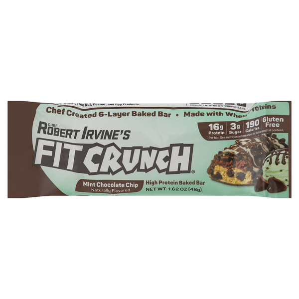 Energy & Granola Bars FitCrunch Baked Bar, High Protein, Mint Chocolate Chip hero