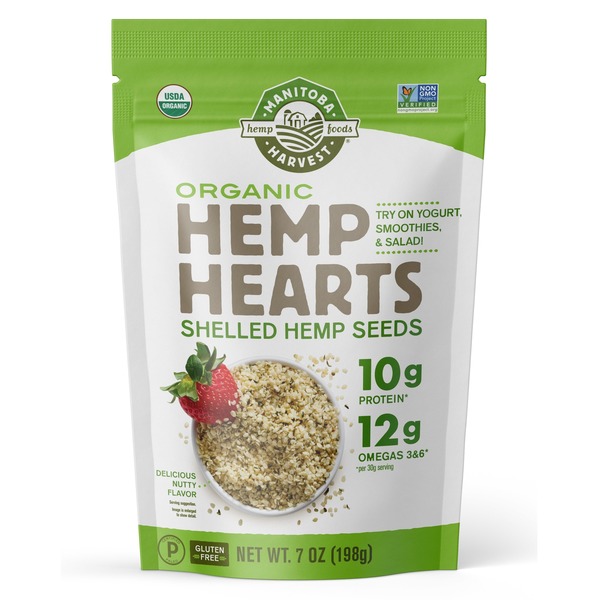 Nuts, Seeds & Dried Fruit Manitoba Harvest Hemp Seeds, Organic, Shelled hero