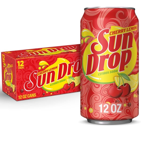 Soft Drinks Sun Drop Cherry Lemon Soda hero