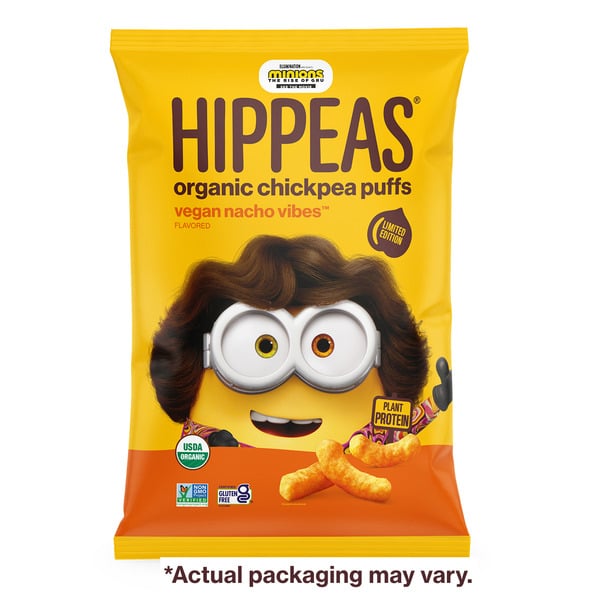 Chips & Pretzels HIPPEAS Organic Chickpea Puffs, Vegan Nacho Vibes hero