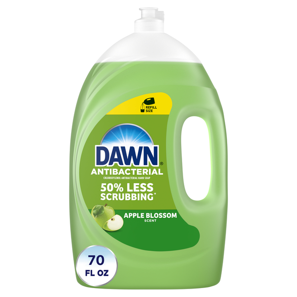 Cleaning Products and Supplies Dawn Ultra Antibacterial Liquid Dish Soap, Apple Blossom Scent hero