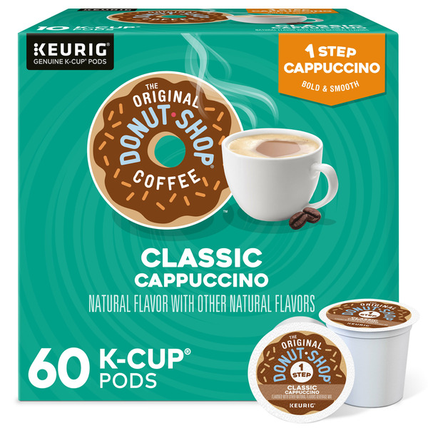 Coffee The Original Donut Shop Classic Cappuccino K-Cup Pods hero