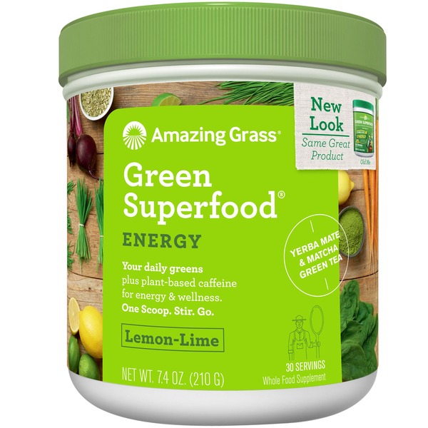 Other Superfoods & Green Foods Amazing Grass Greens Blend Energy, Lemon Lime hero