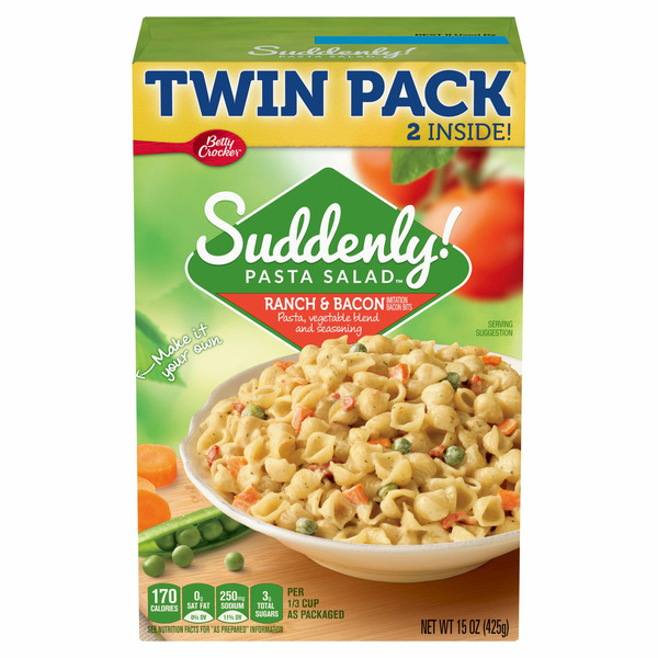 Instant Foods Betty Crocker Suddenly! Pasta Salad Ranch & Bacon Pasta hero