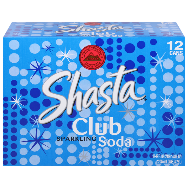 Water, Seltzer & Sparkling Water Shasta Soda, Sparkling, Club hero