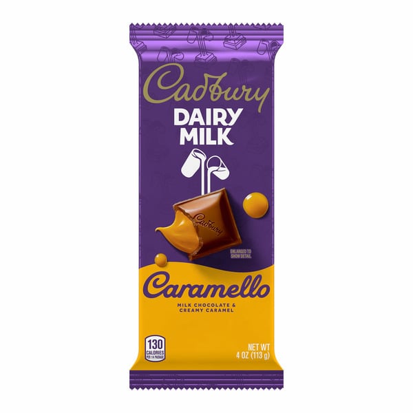 Candy & Chocolate CADBURY Milk Chocolate Caramel Candy hero