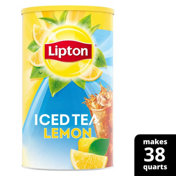 Cocoa & Drink Mixes Lipton Black Tea Iced Tea Powder Lemon hero