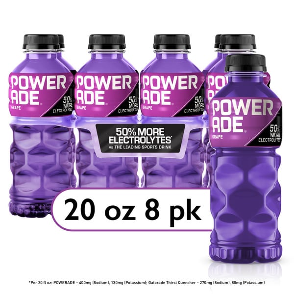 Energy & Sports Drinks POWERADE Ion4 Grape Sports Drink hero