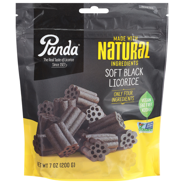 Candy & Chocolate Panda Licorice, Soft Black hero