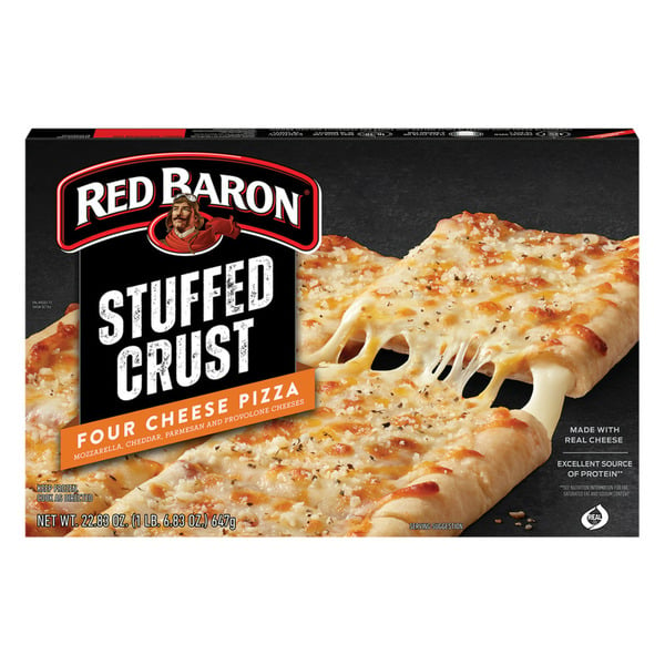 Frozen Pizza Red Baron Four Cheese Stuffed Crust Frozen Pizza hero