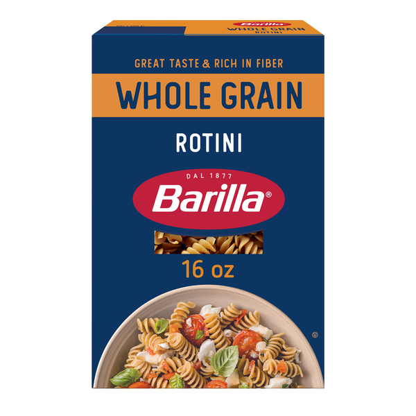 Dry Pasta & Noodles Barilla Whole Grain Rotini - Non-GMO Pasta Made With 100% Whole Grain Durum Wheat hero