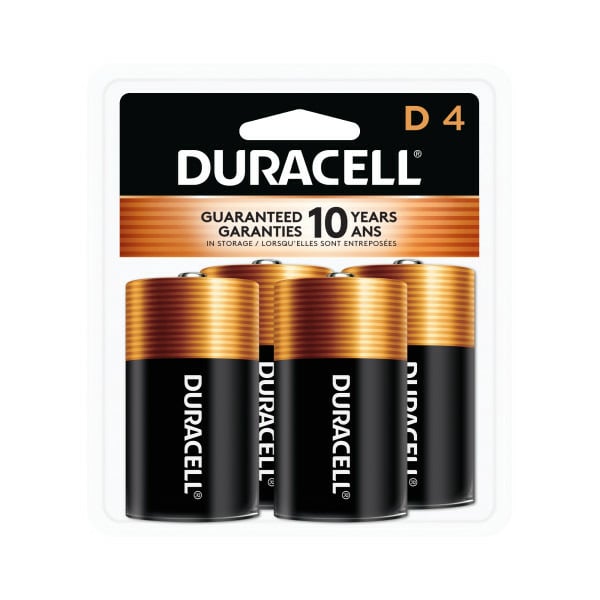 More Household Duracell Coppertop D Alkaline Batteries Primary Major Cells hero