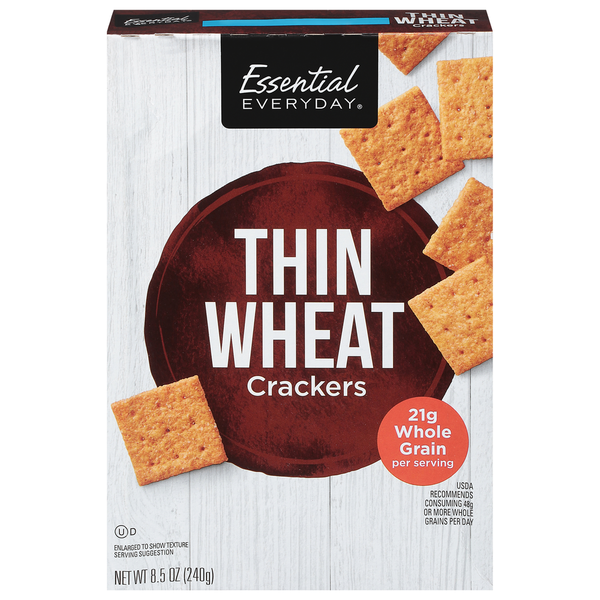 Candy & Chocolate Essential Everyday Crackers, Thin Wheat hero