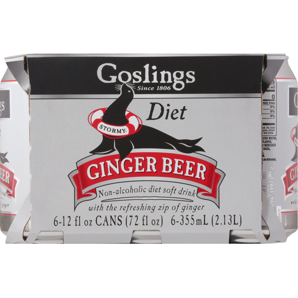 Soft Drinks Goslings Ginger Beer, Diet hero