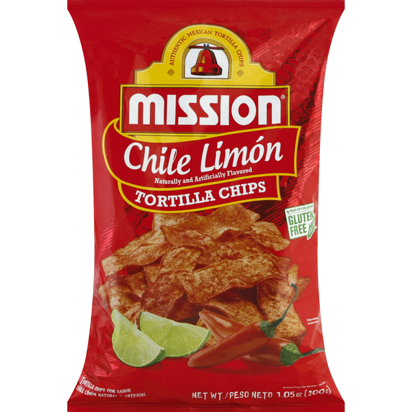 Chips & Pretzels Mission Chile Limon Tortilla Chips hero