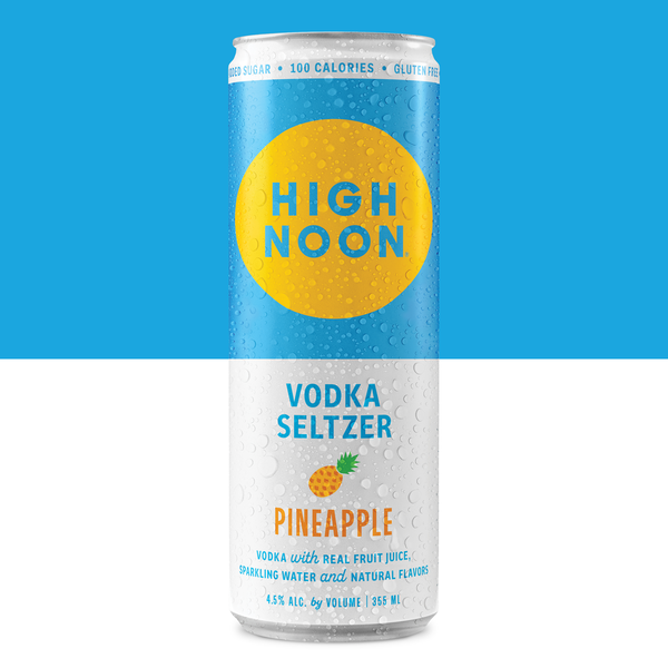 Vodka High Noon Pineapple Vodka Hard Seltzer Single Serve hero