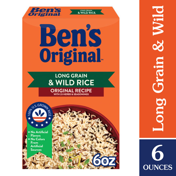 Instant Foods Ben's Original Flavored Long Grain Rice & Wild Rice hero