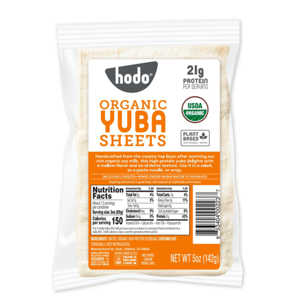 Tofu & Meat Alternatives Hodo Organic Yuba Sheets hero