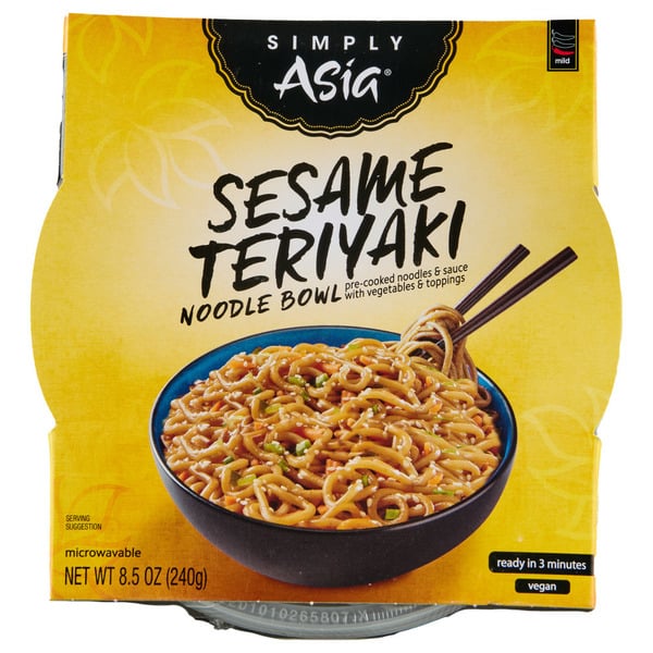 Asian Foods Simply Asia Sesame Teriyaki Noodle Bowl hero