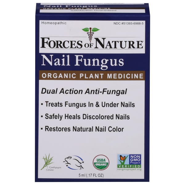 Vitamins & Supplements Forces of Nature Nail Fungus, Organic Plant Medicine hero