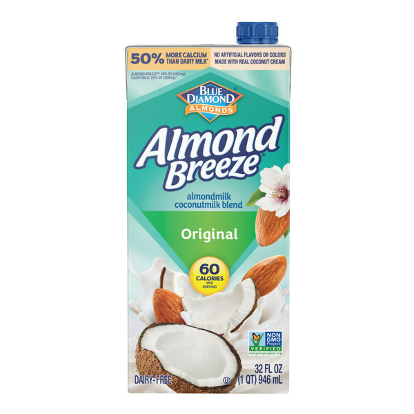 Soy & Lactose-Free Almond Breeze Coconut Original Shelf-Stable Almondmilk hero