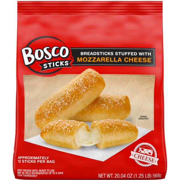 Bosco Mozzarella Cheese Stuffed Breadsticks hero