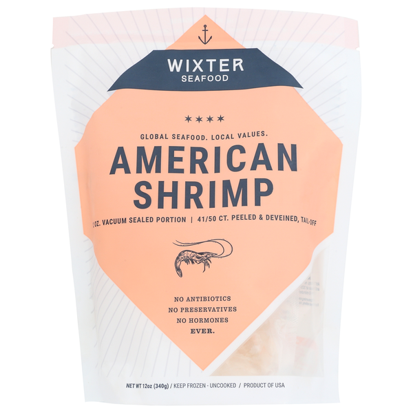 Packaged Seafood Wixter Seafood American Shrimp hero