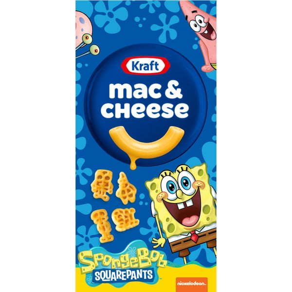 Boxed Meals & Side Dishes Kraft Mac & Cheese Macaroni and Cheese Dinner SpongeBob SquarePants hero