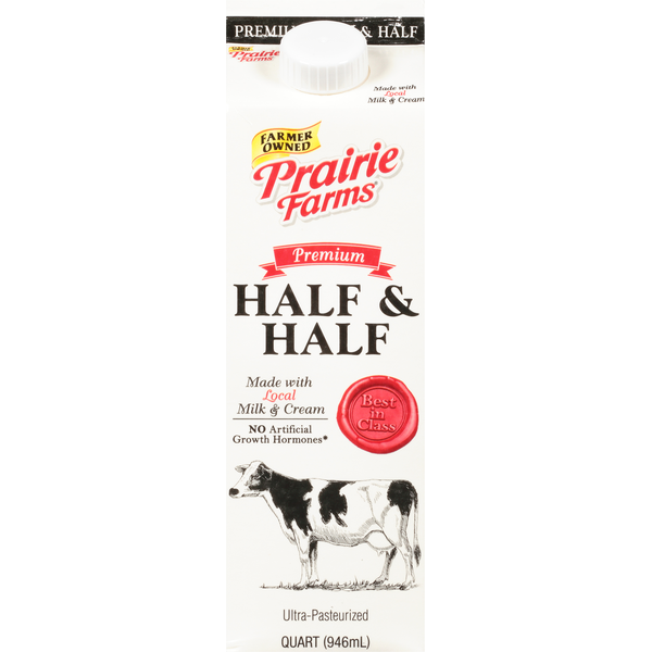 Cream Prairie Farms Half & Half, Premium hero