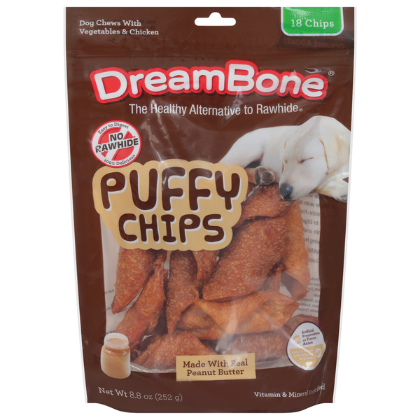 DreamBone Dog Chews, Puffy Chips hero