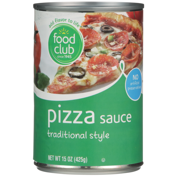 Pasta Sauce Food Club Traditional Style Pizza Sauce hero