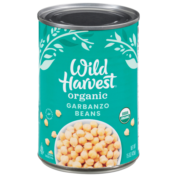 Canned Meals & Beans Wild Harvest Garbanzo Beans, Organic hero