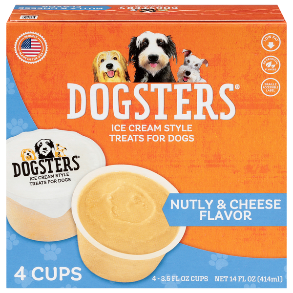 Dog Treats and Chews Dogsters Ice Cream Style Treats for Dogs, Nutly & Cheese hero