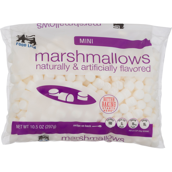 Baking Ingredients Food Lion Marshmallows, Mini hero