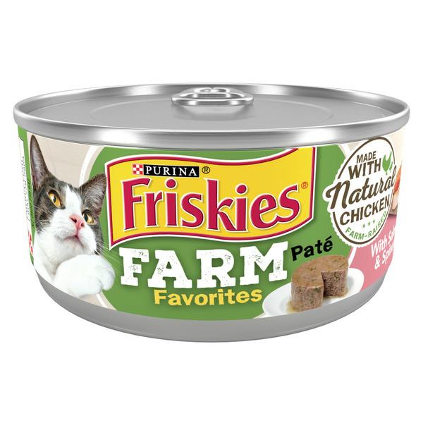 Kroger Purina Friskies Wet Cat Food Pate Farm Favorites With Salmon and Spinach Same Day Delivery or Pickup Instacart