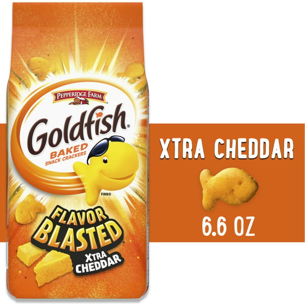 Crackers Pepperidge Farm Goldfish  Flavor Blasted Xtra Cheddar Cheese Crackers hero